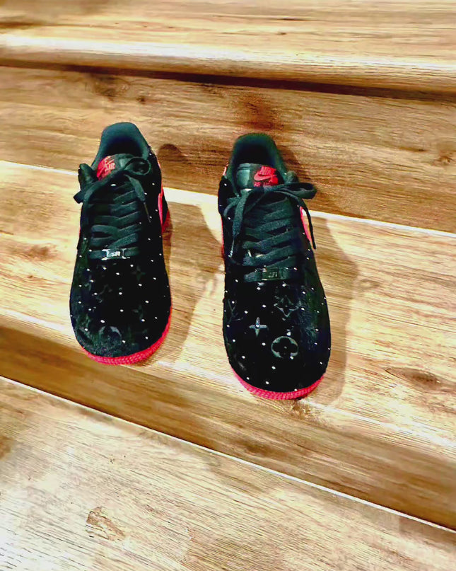 Rhinestones velvet af1