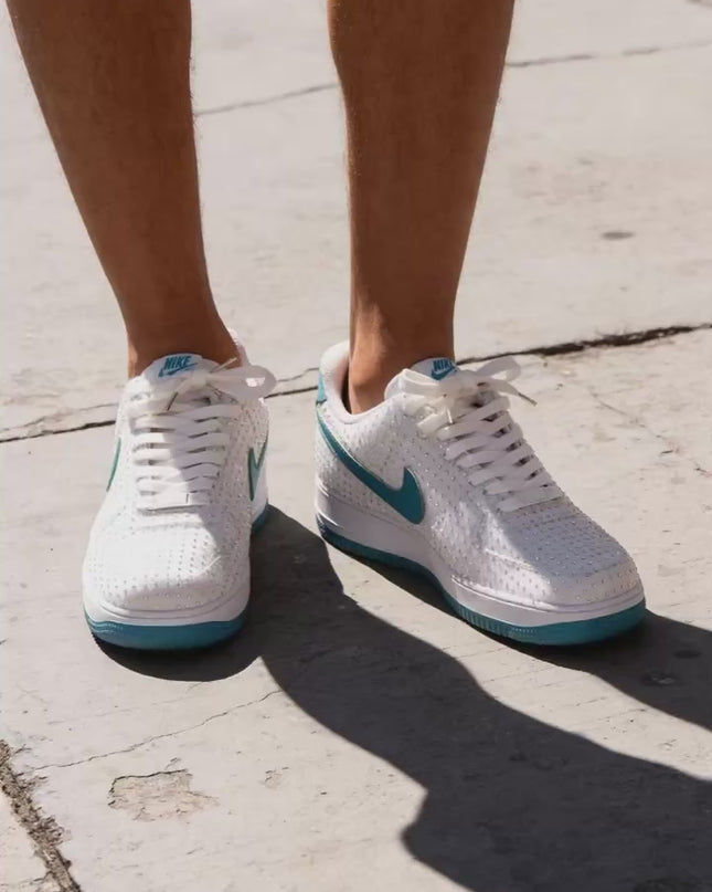 White Rhinestone af1