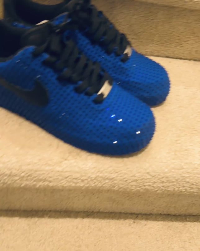 Royal Blue Custom Rhineston AF1