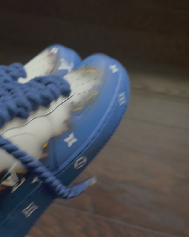 Deep Blue burn AF1